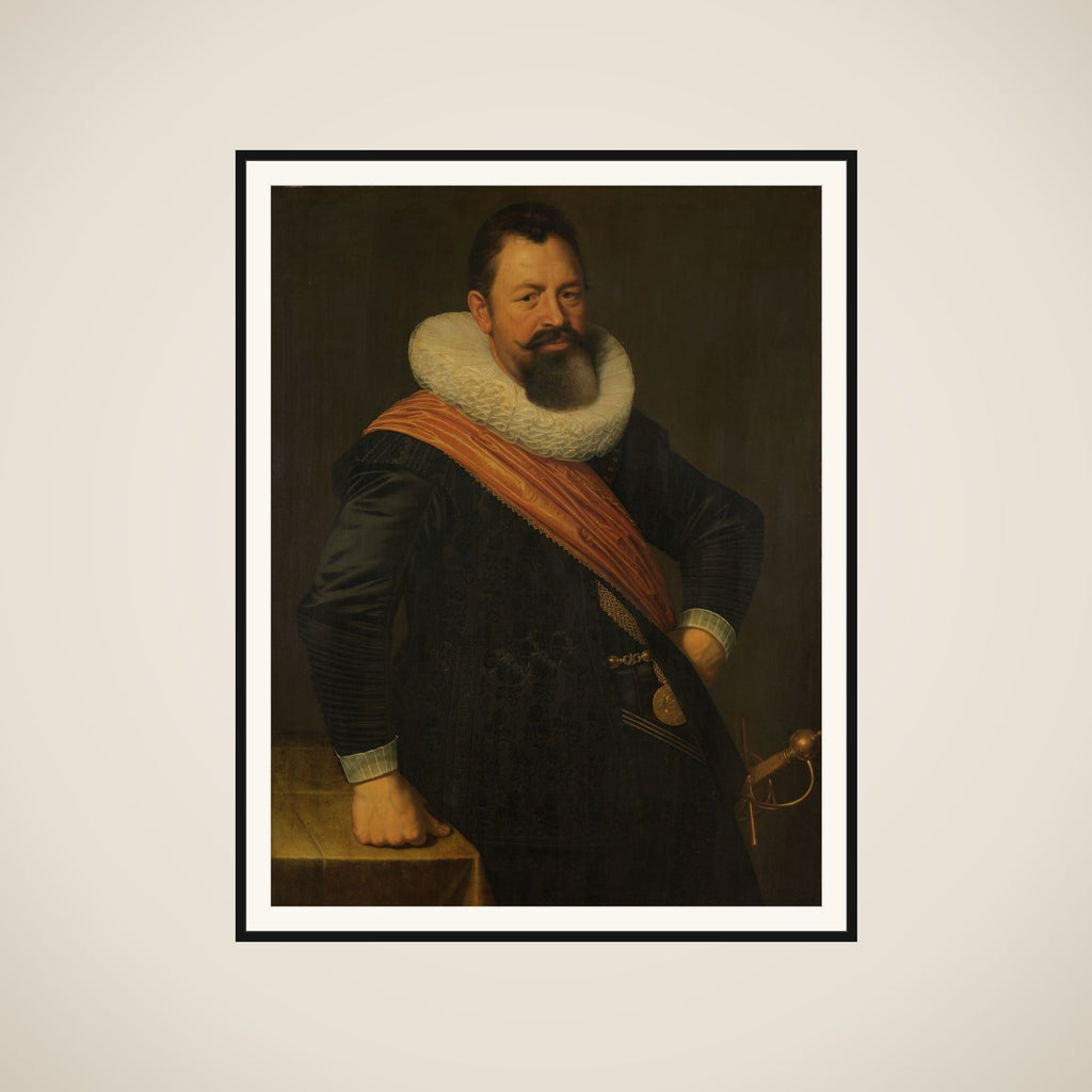 Jochem Hendricksz Swartenhont (1566-1627). Vice Admiral of Holland, Husband of Elisabeth Bas framed