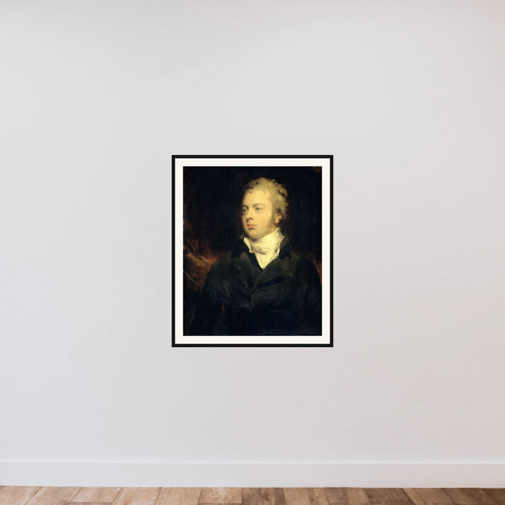 Willem Ferdinand Mogge Muilman, President of the Bank of the Netherlands framed — shown to scale