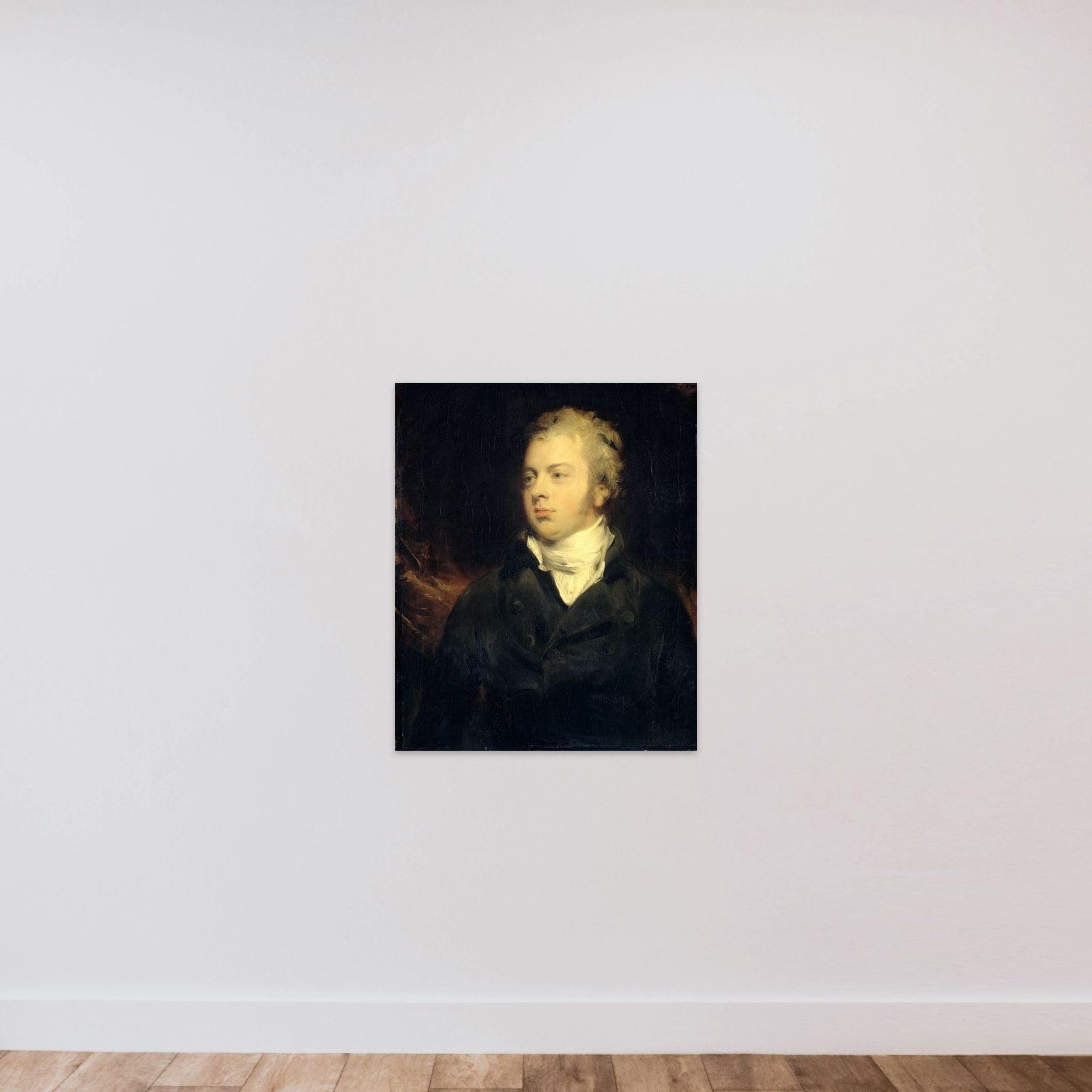 Willem Ferdinand Mogge Muilman, President of the Bank of the Netherlands unframed — shown to scale