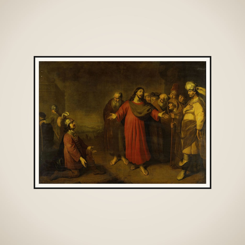 Christ and the Centurion framed