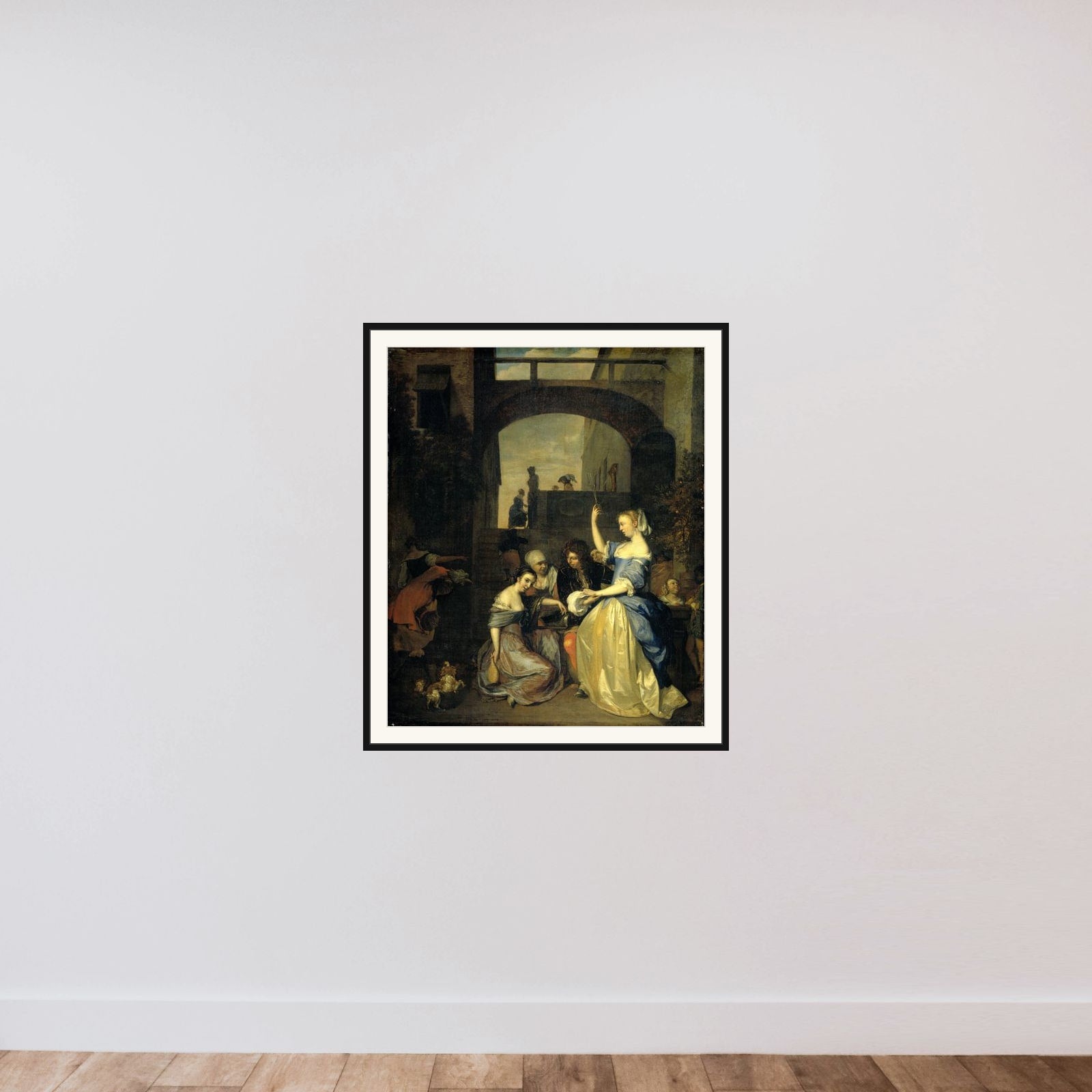 The Prodigal Son framed — shown to scale