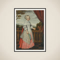 Portrait of Elisabeth van Oosten (1660-1714), as a Child framed