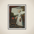 Portrait of Johannes van Rees (1662-1690/91), Half Brother of Elisabeth van Oosten, as a Child framed