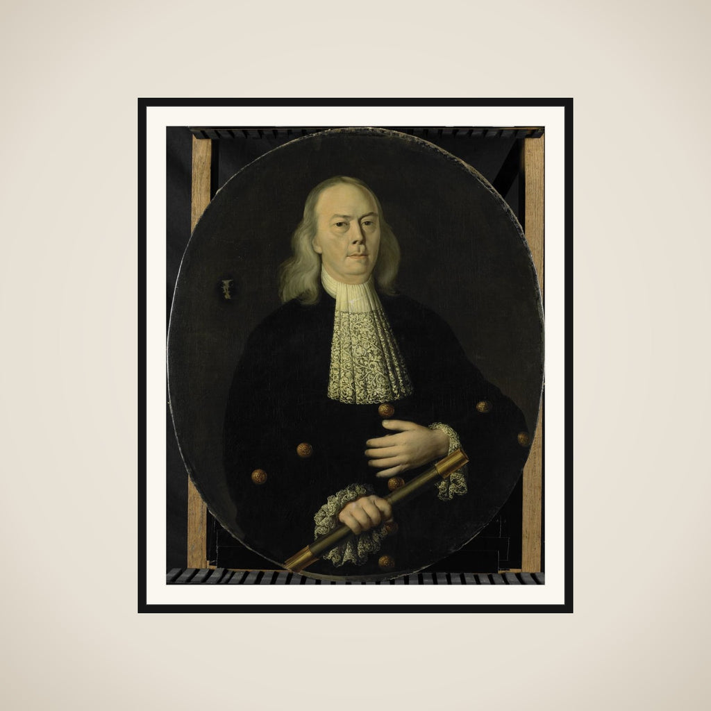 Portrait of Abraham van Riebeeck (1653-1713) framed