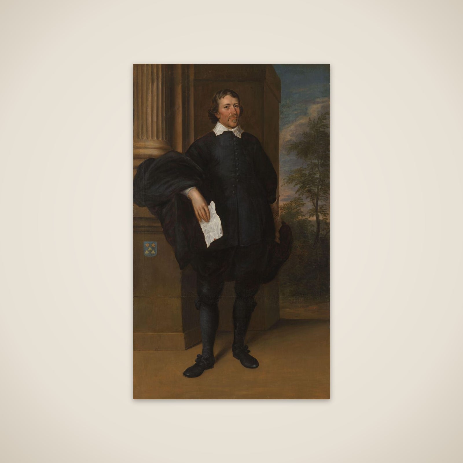 Willem Kettingh (d 1670). Chief Treasurer and Bailiff of the Prince of Orange unframed print