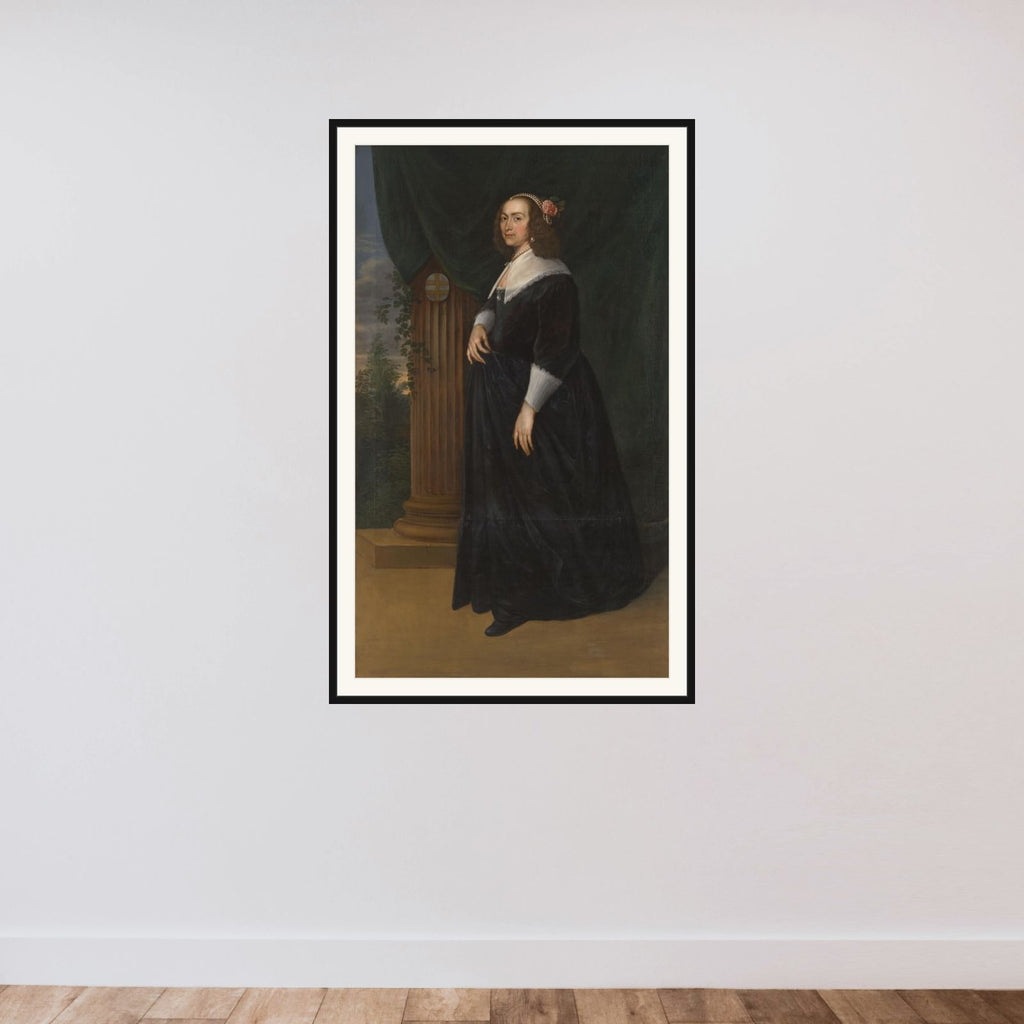 Maria Hartmansdr de Custer(e). Echtgenote van Willem Kettingh framed — shown to scale