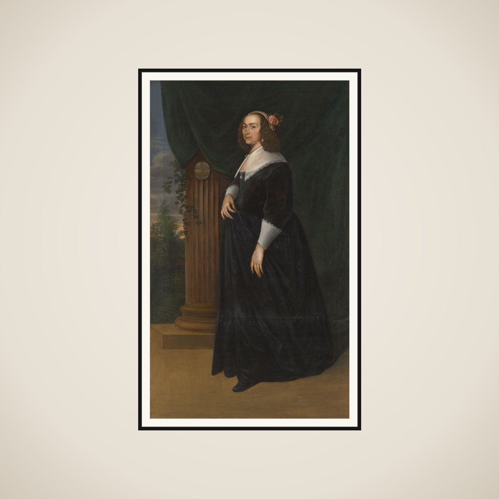 Maria Hartmansdr de Custer(e). Echtgenote van Willem Kettingh framed