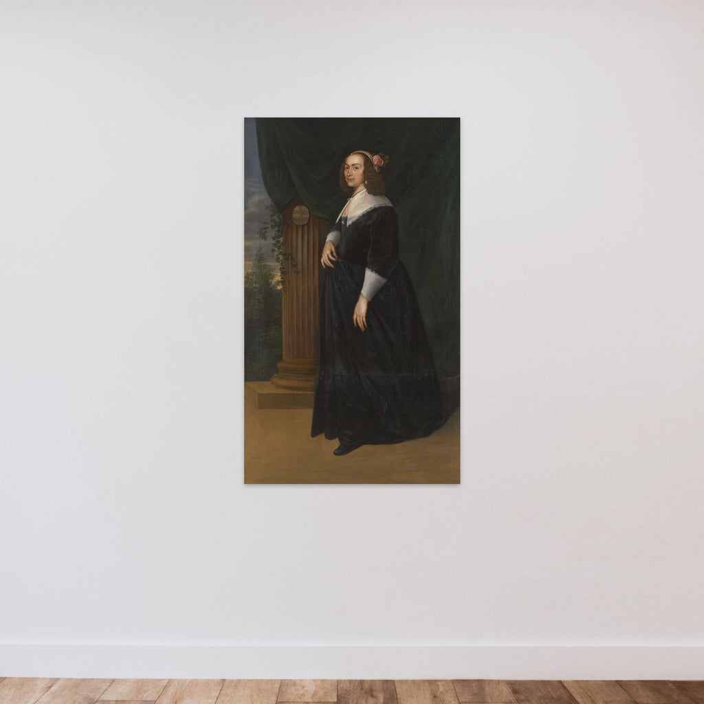 Maria Hartmansdr de Custer(e). Echtgenote van Willem Kettingh unframed — shown to scale