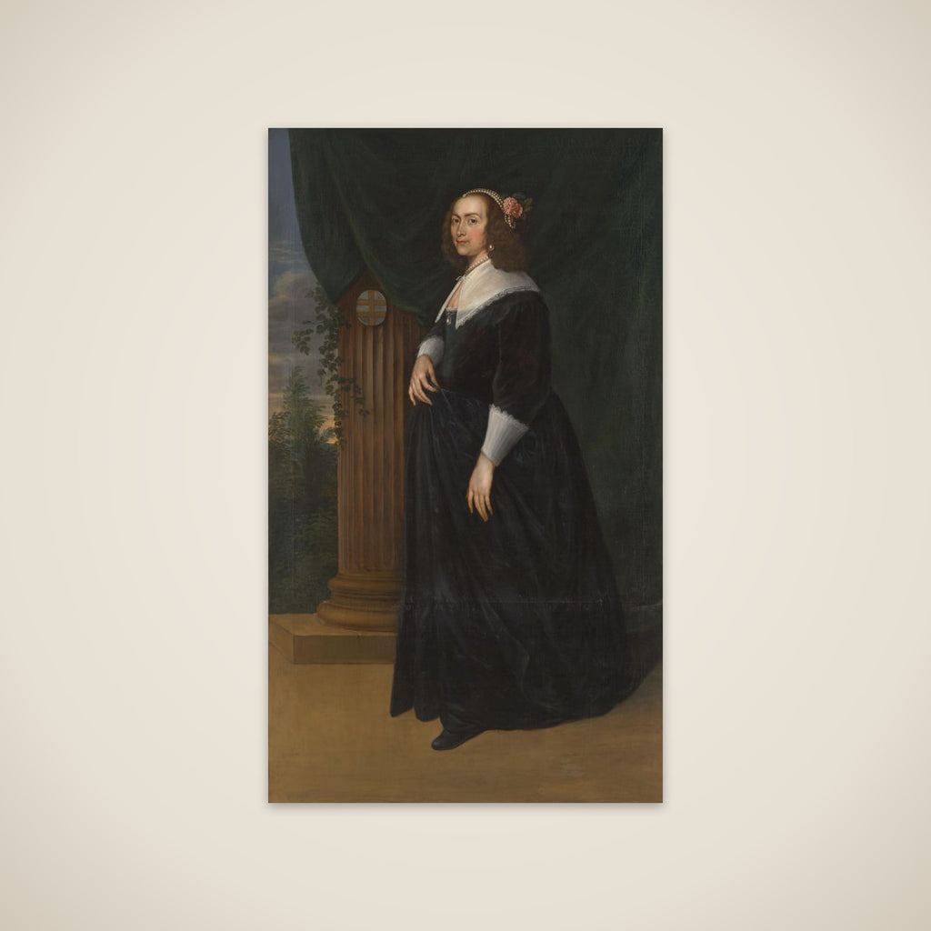 Maria Hartmansdr de Custer(e). Echtgenote van Willem Kettingh unframed print