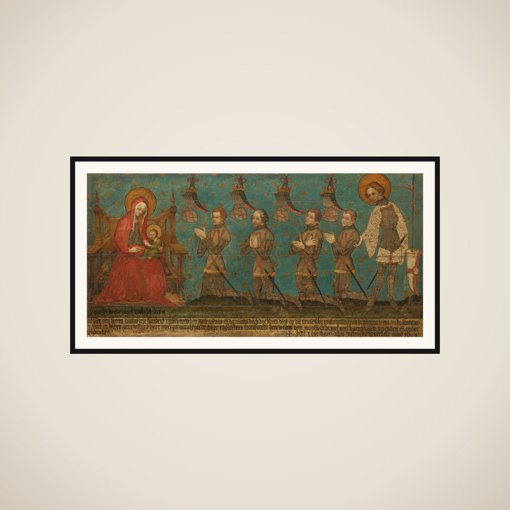 Memorial Tablet for the Lords of Montfoort framed