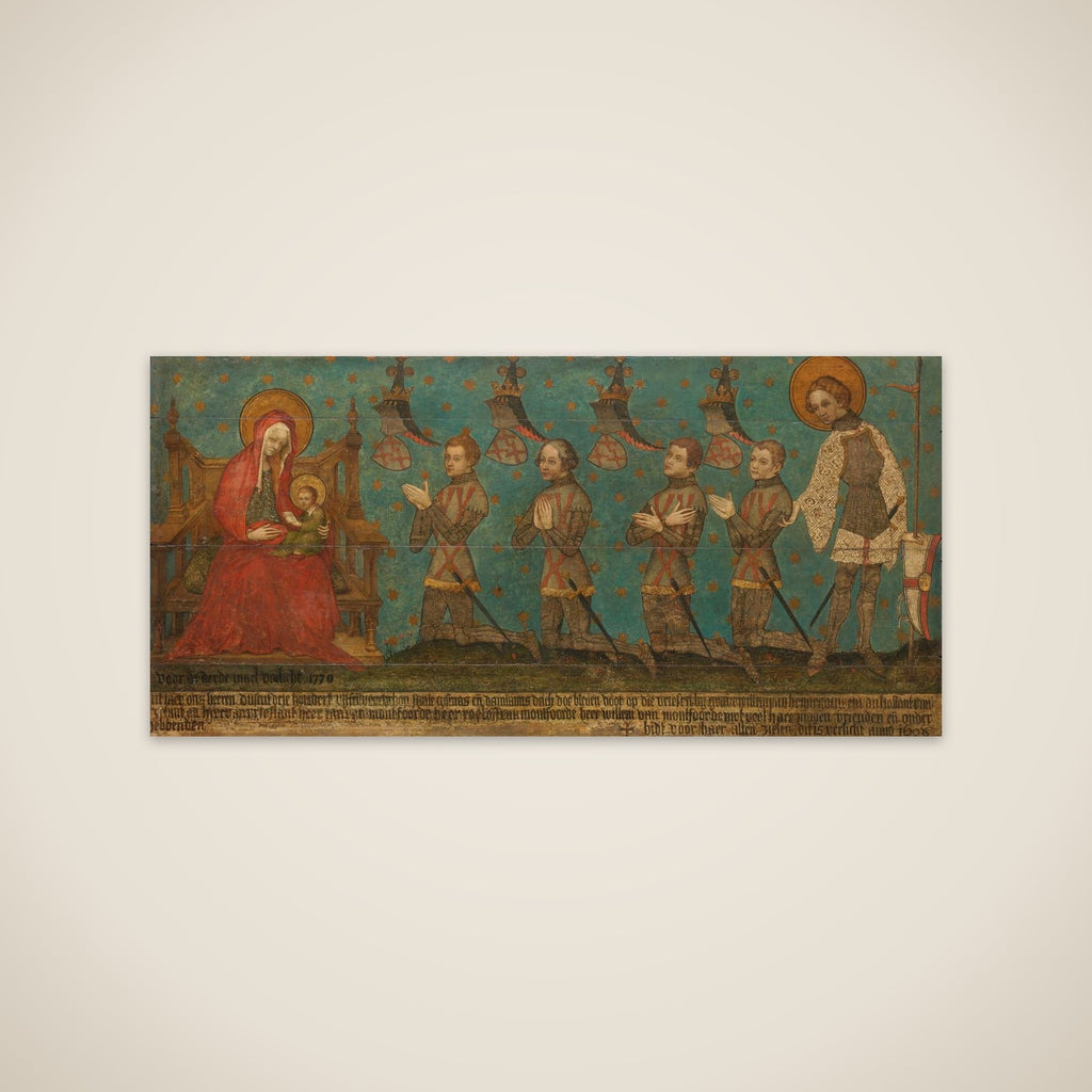 Memorial Tablet for the Lords of Montfoort unframed print
