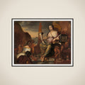 Allegory of Coinage framed