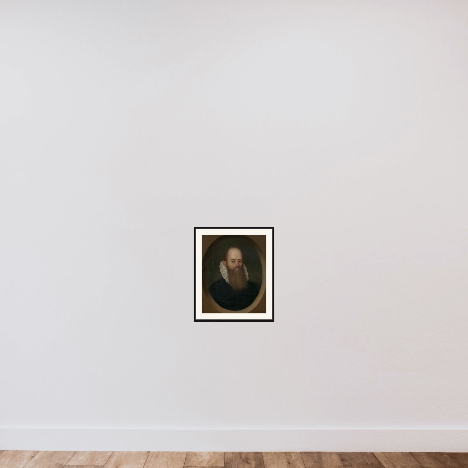 Cornelis van Ceters (1503-99) framed — shown to scale