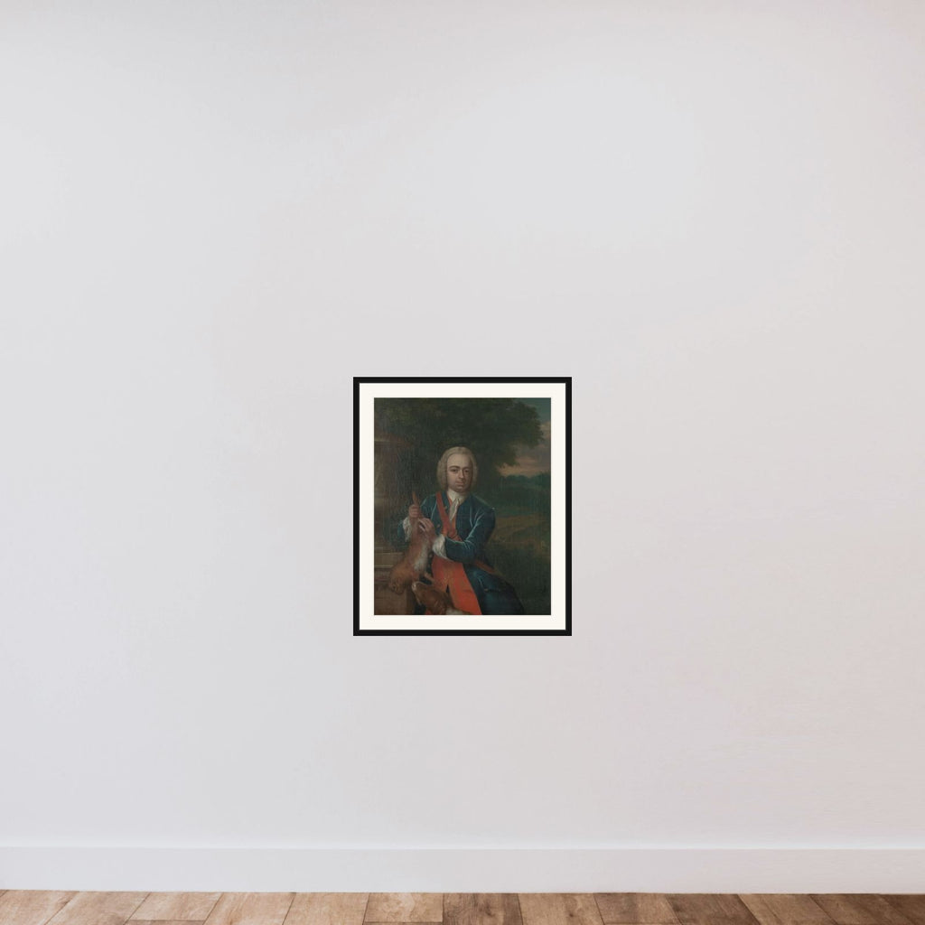 Adriaen Caspar Parduyn (1718-47), Councilor and Alderman of Middelburg, Son of Caspar Adriaen Parduyn and Maria van Citters framed — shown to scale