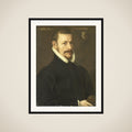 Portrait of Guilliam Courten, Husband of Margarita Cassier framed