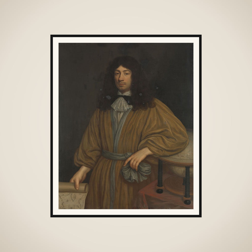 Johan Boudaen Courten (1635-1716), Lord of St Laurens, Schellach and Popkensburg. Councillor of Middelburg and Director of the East India Company framed