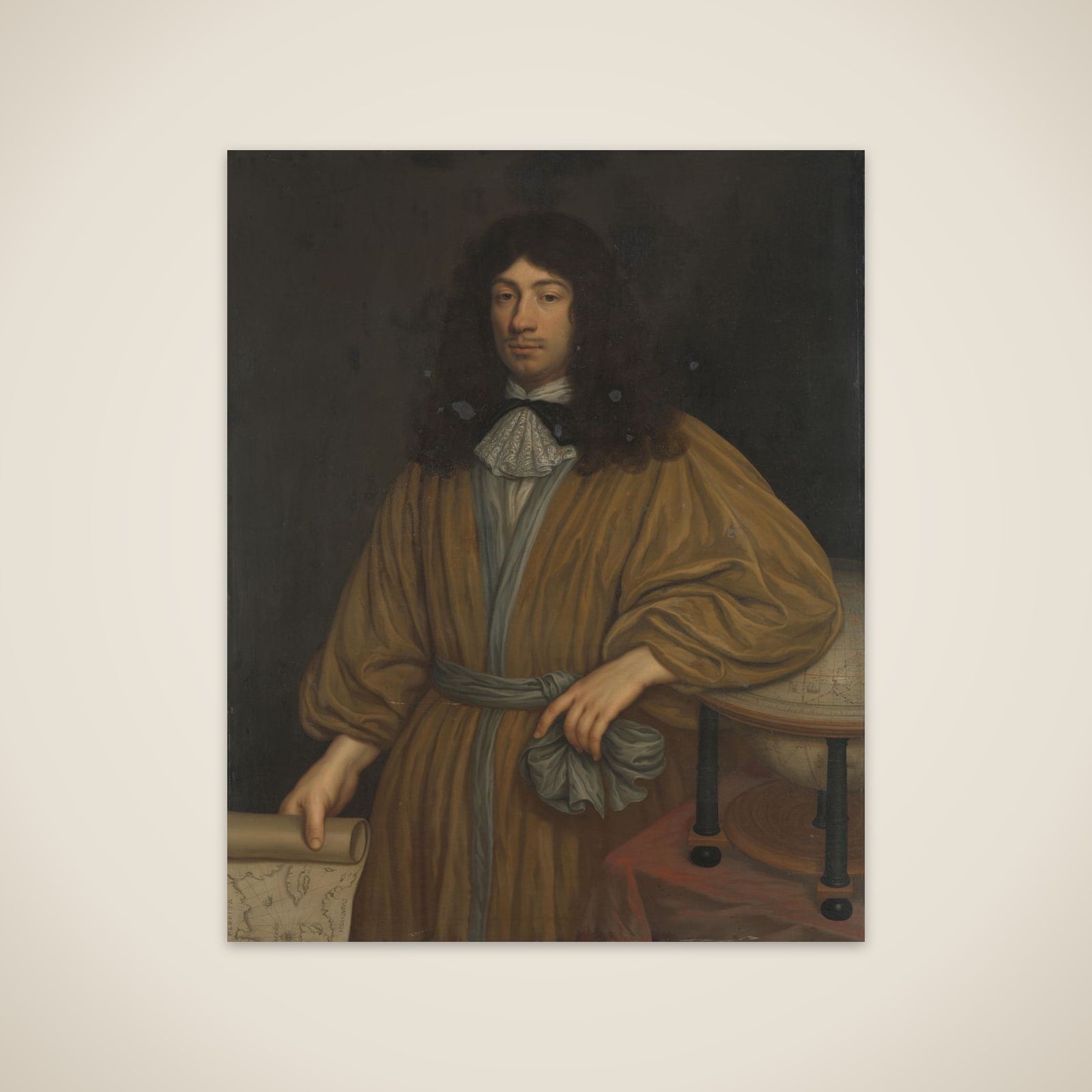 Johan Boudaen Courten (1635-1716), Lord of St Laurens, Schellach and Popkensburg. Councillor of Middelburg and Director of the East India Company unframed print