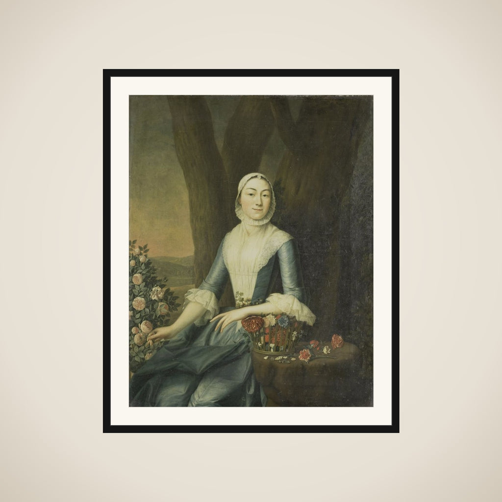 Portrait of Magdalena van Citters, Wife of Adriaen Isaac Hurgronje framed