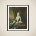 Portrait of Magdalena van Citters, Wife of Adriaen Isaac Hurgronje framed