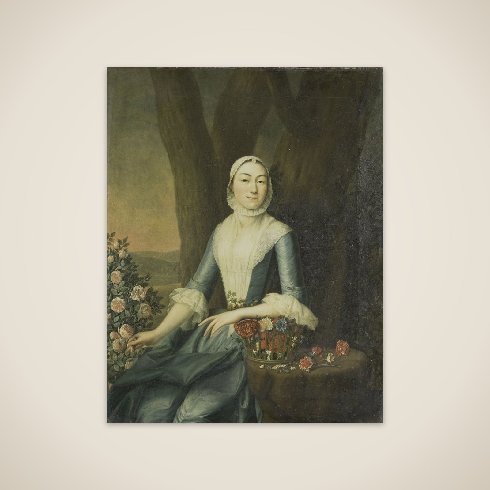 Portrait of Magdalena van Citters, Wife of Adriaen Isaac Hurgronje unframed print