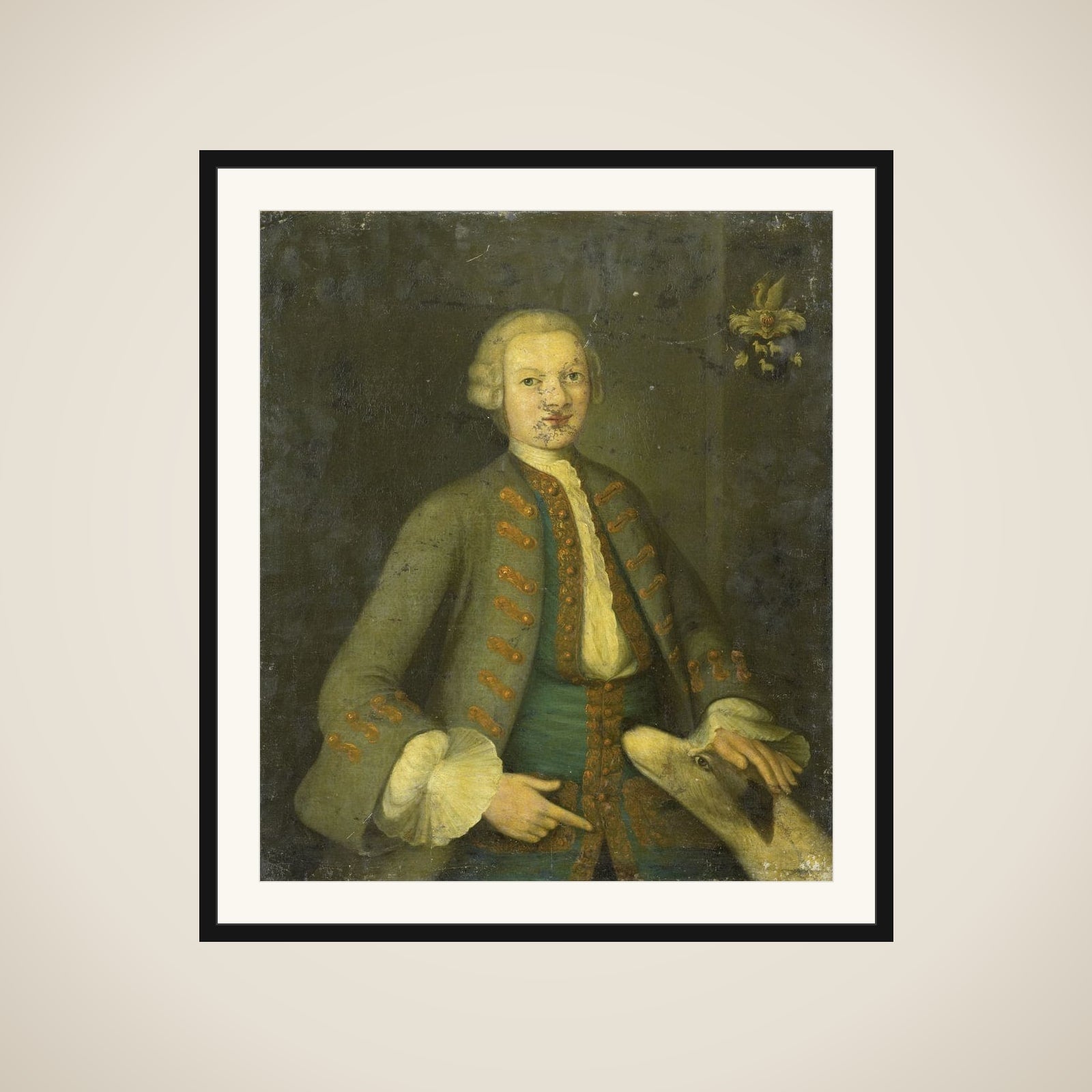 Portrait of a Man framed