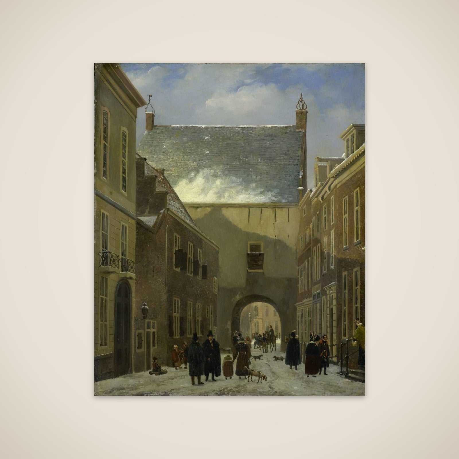 The Gevangenpoort (Prison Gate), The Hague unframed print