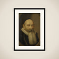 Portrait of Jacobus Rolandus (1562-1632), Counter-Remonstrant Minister in Amsterdam framed