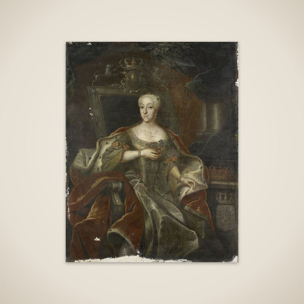 Portrait of Princess Charlotte Amalie, Daughter of Frederick IV, King of Denmark unframed print