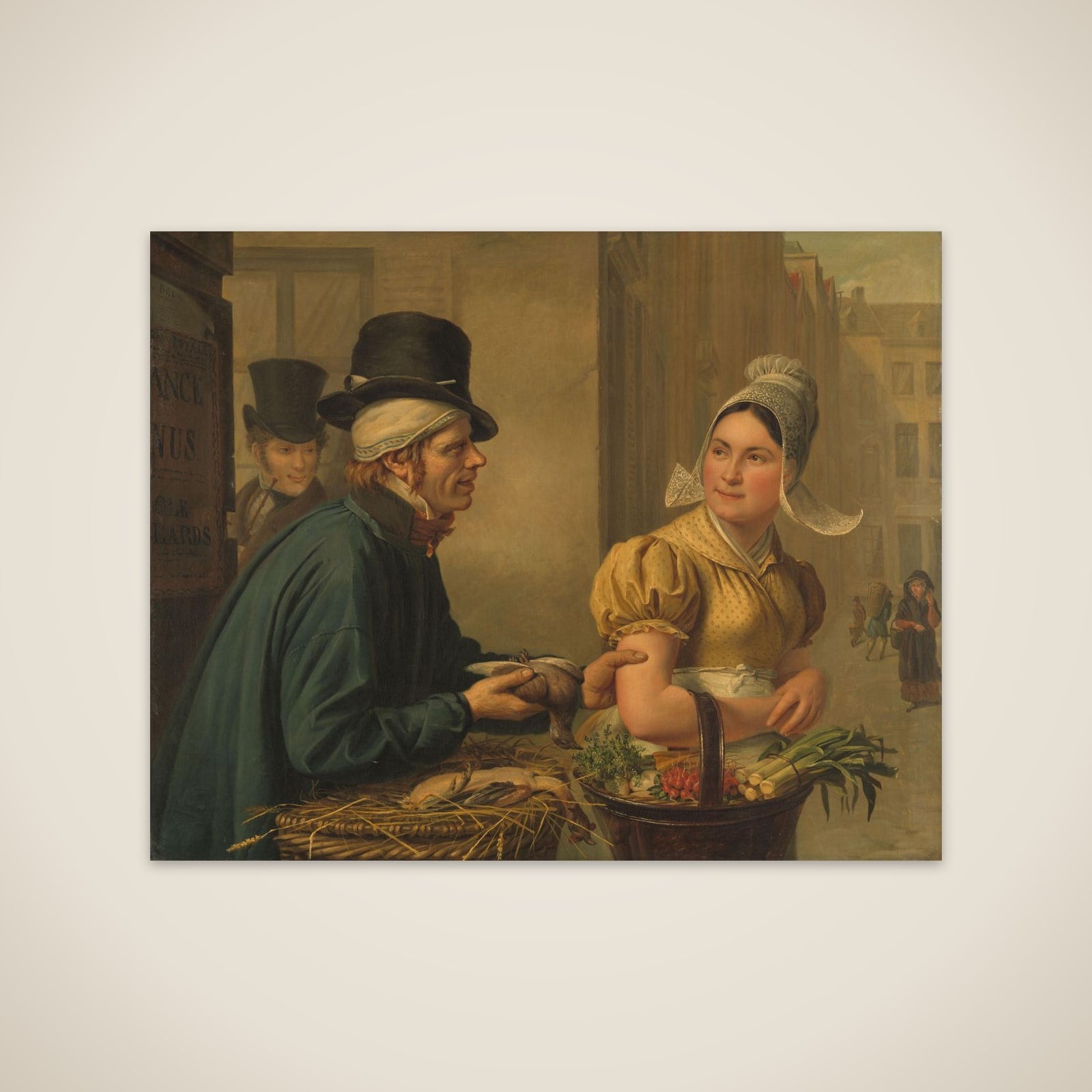 The Poultryman unframed print