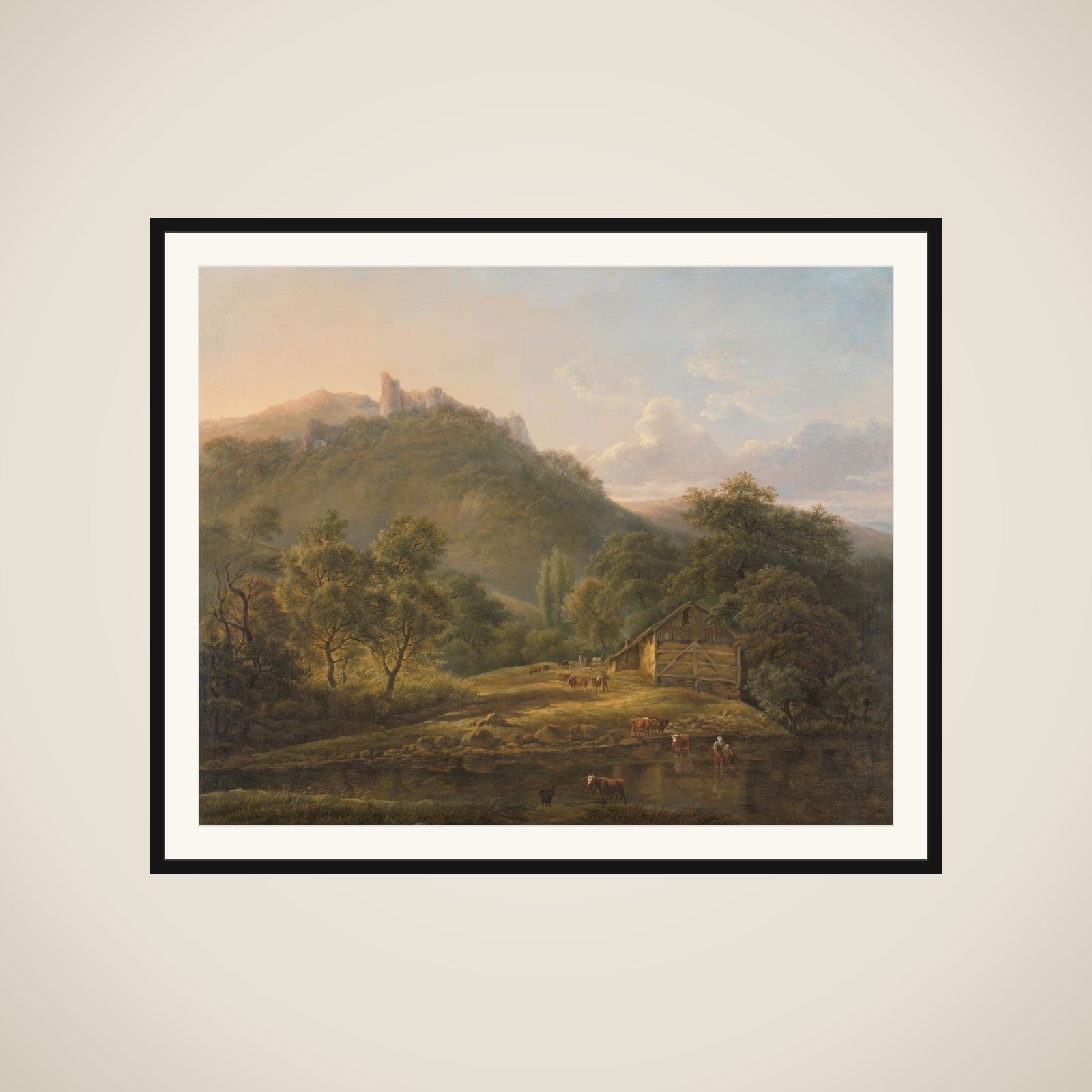 On the Sambre River framed