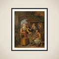 The Poultry Stall framed