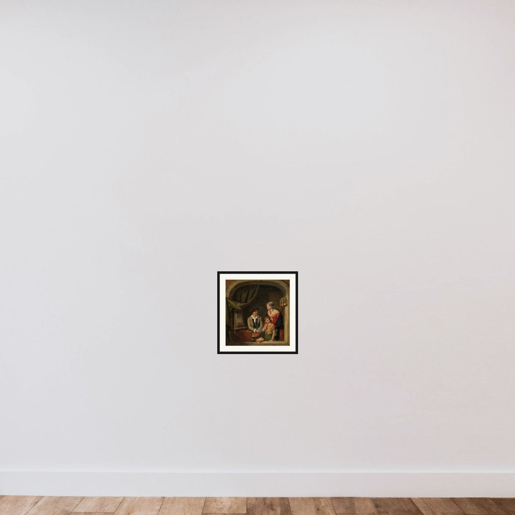 ´Becoming a Painter´ framed — shown to scale