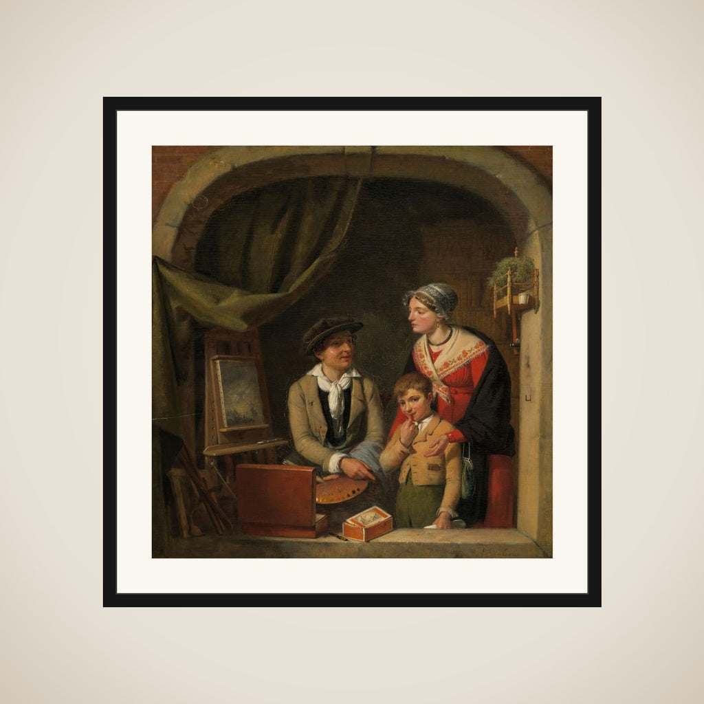 ´Becoming a Painter´ framed