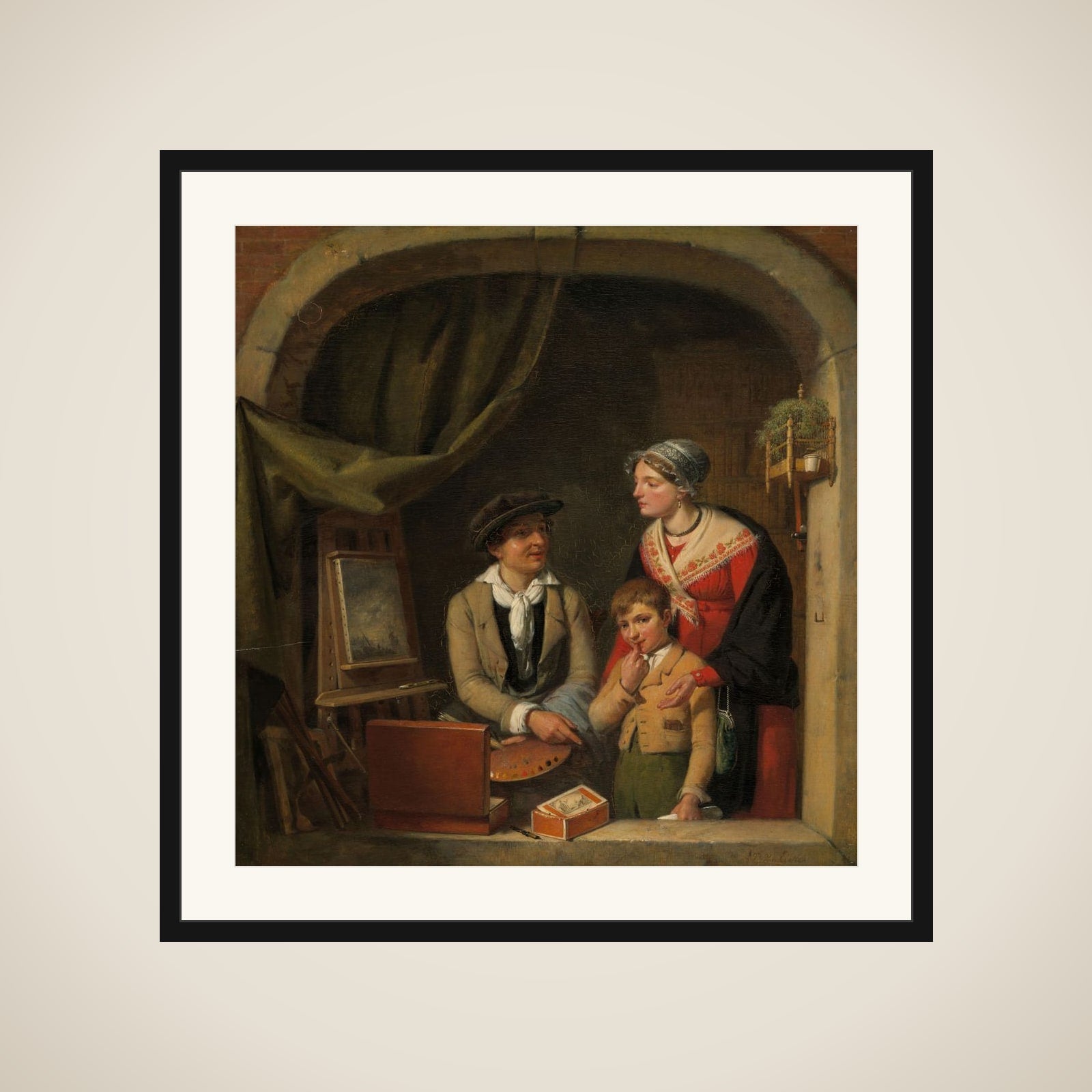 ´Becoming a Painter´ framed