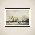 Anchorage at Bremerhaven framed
