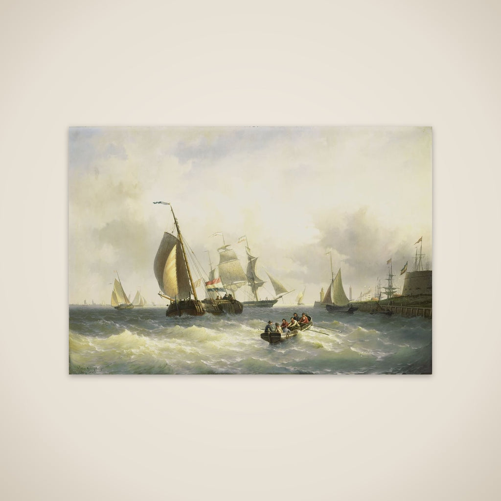 Anchorage at Bremerhaven unframed print