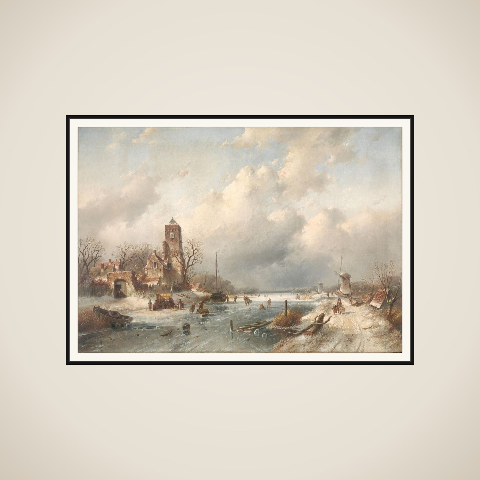 Winter Scene framed