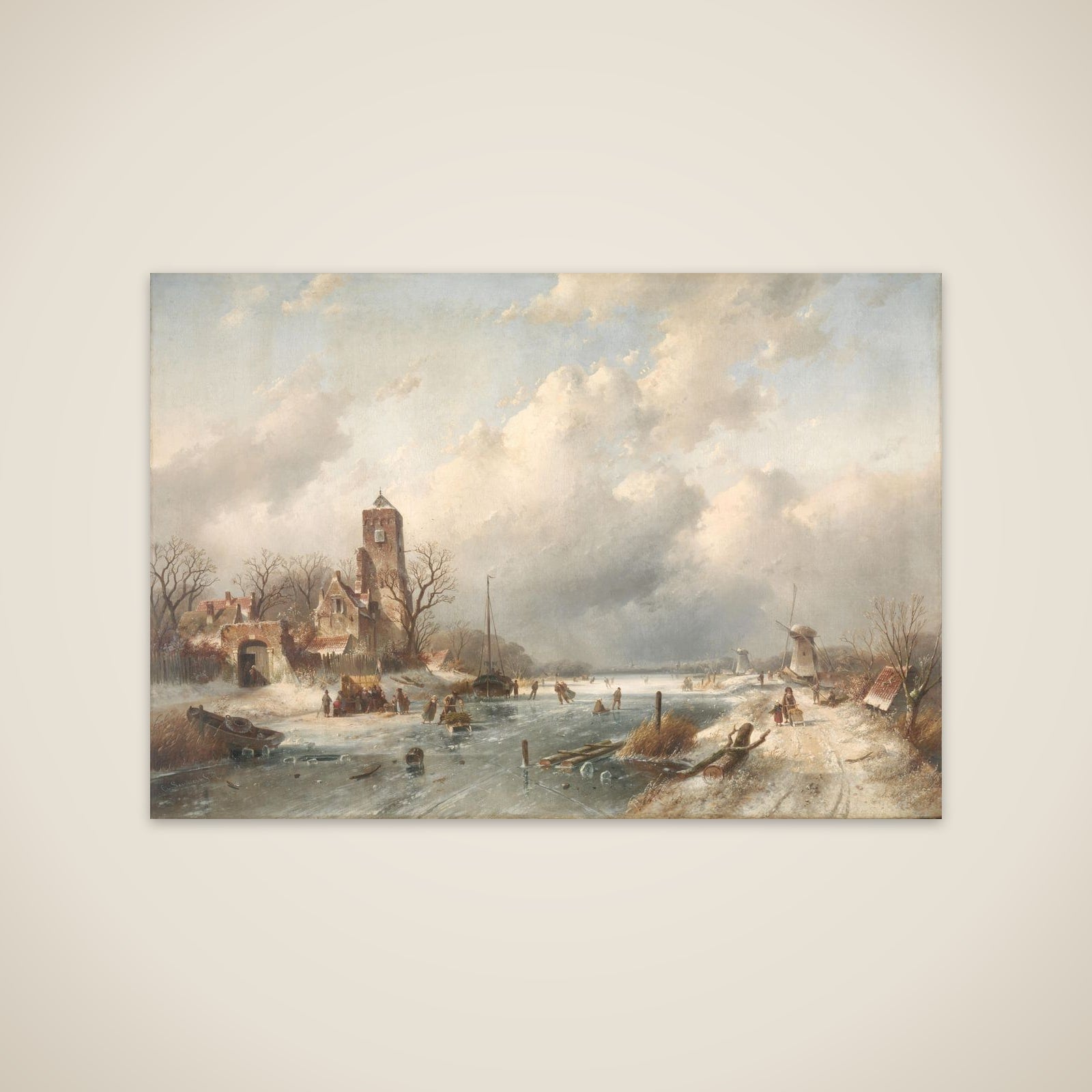 Winter Scene unframed print