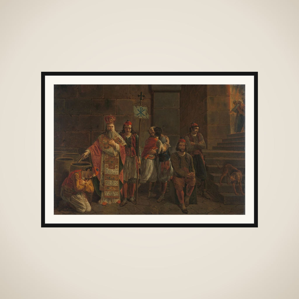 The Last Defenders of Missolonghi, 22 April 1826: an episode from the Greek War of Independence framed