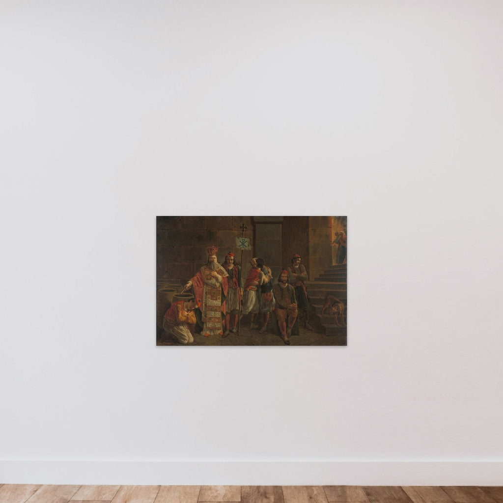The Last Defenders of Missolonghi, 22 April 1826: an episode from the Greek War of Independence unframed — shown to scale