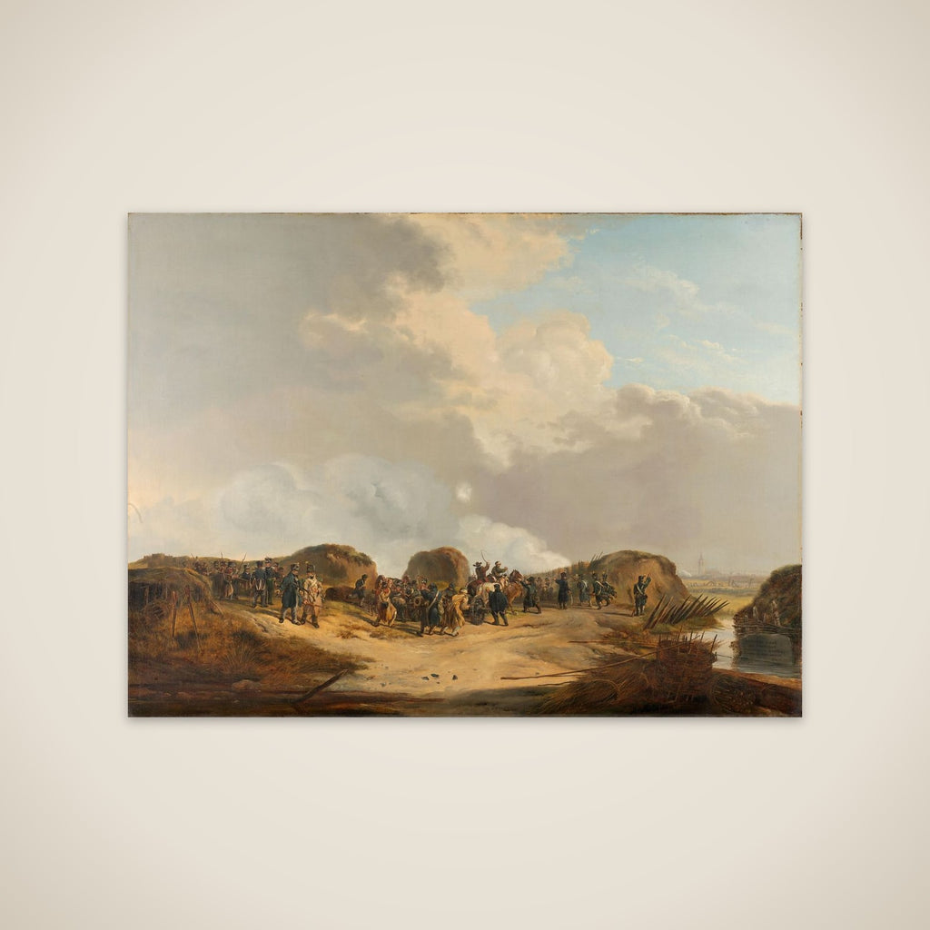 The Demilune constructed at the Siege of Naarden, April 1814 unframed print