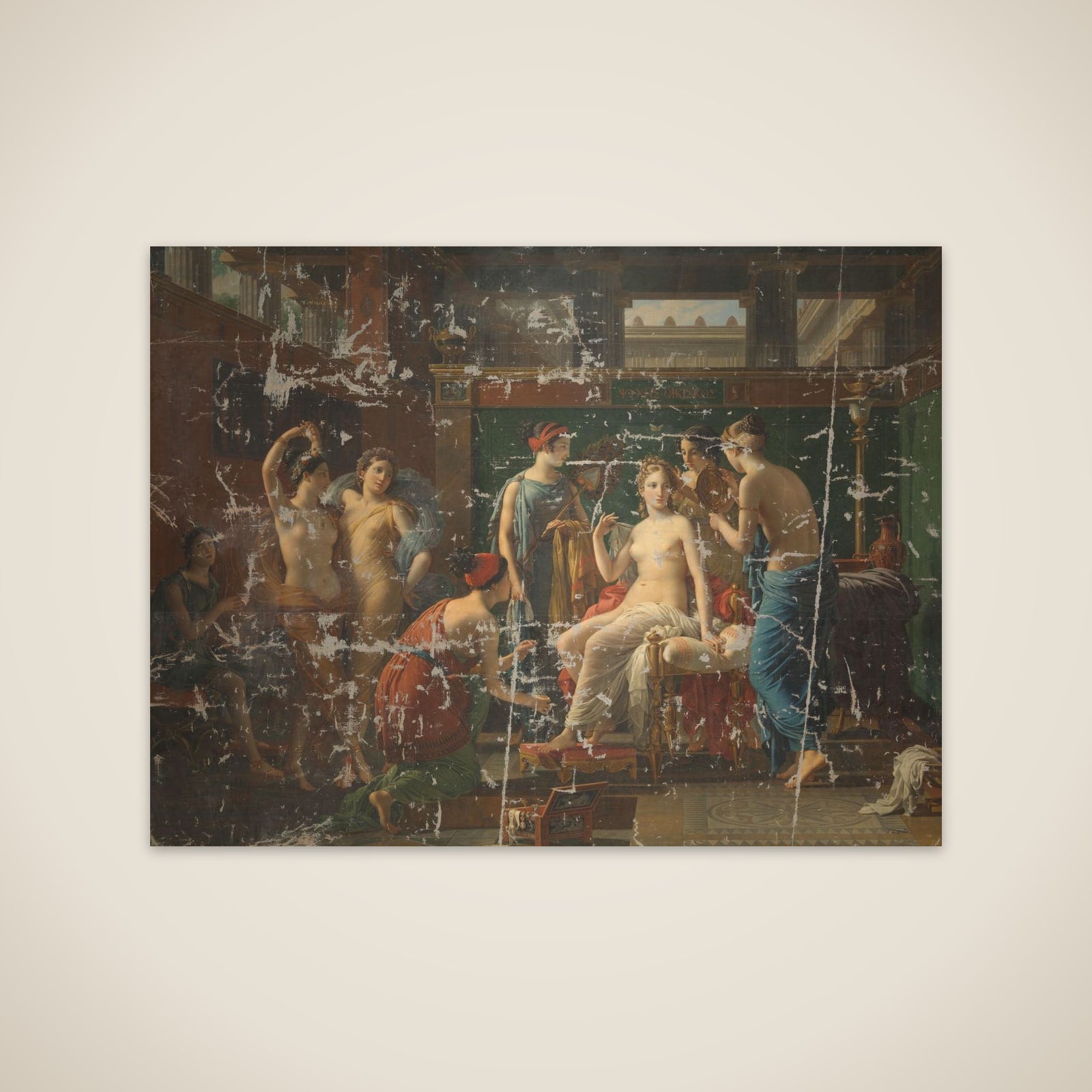 The Toilet of Psyche unframed print