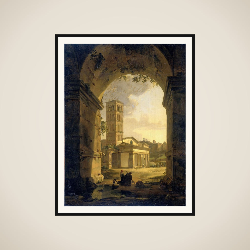 San Giorgio in Velabro in Rome framed