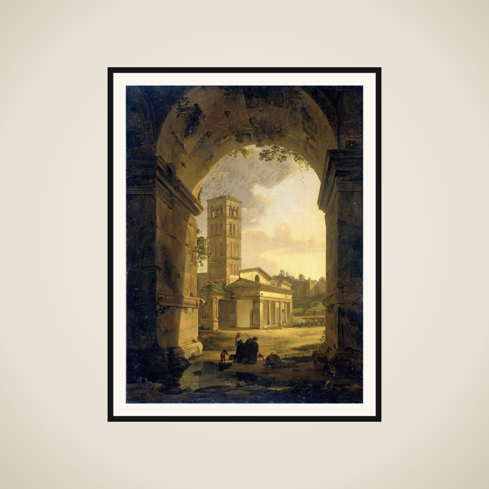 San Giorgio in Velabro in Rome framed