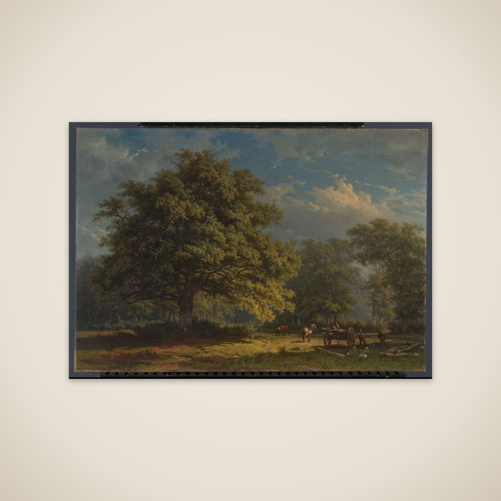 View in the Bentheim Forest unframed print