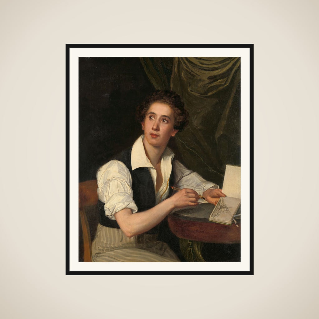 Self-Portrait framed