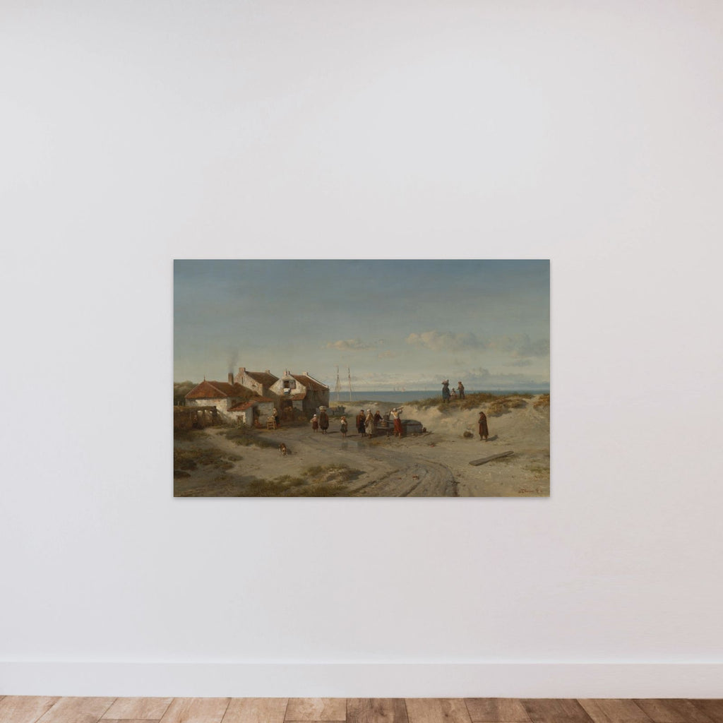 Strandgezicht bij Noordwijk aan Zee unframed — shown to scale
