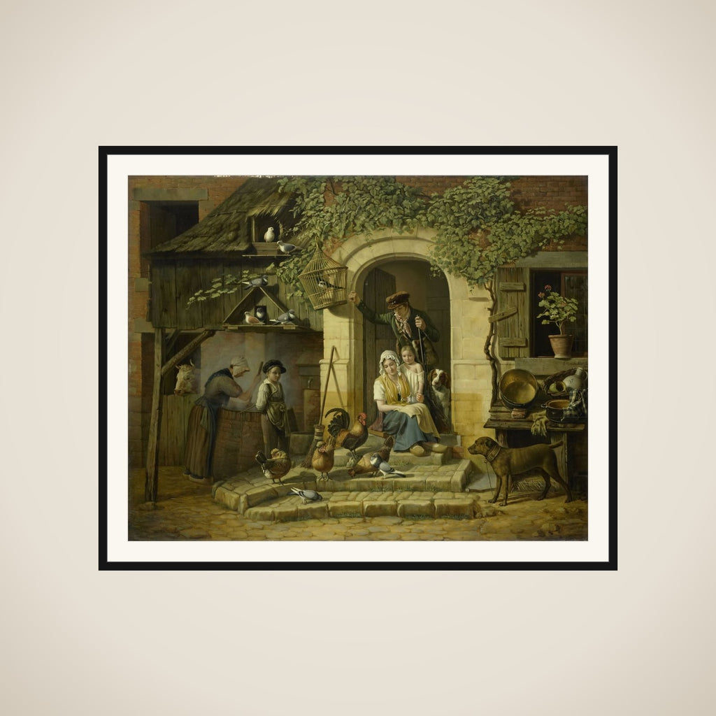 The Home of a Hunter framed