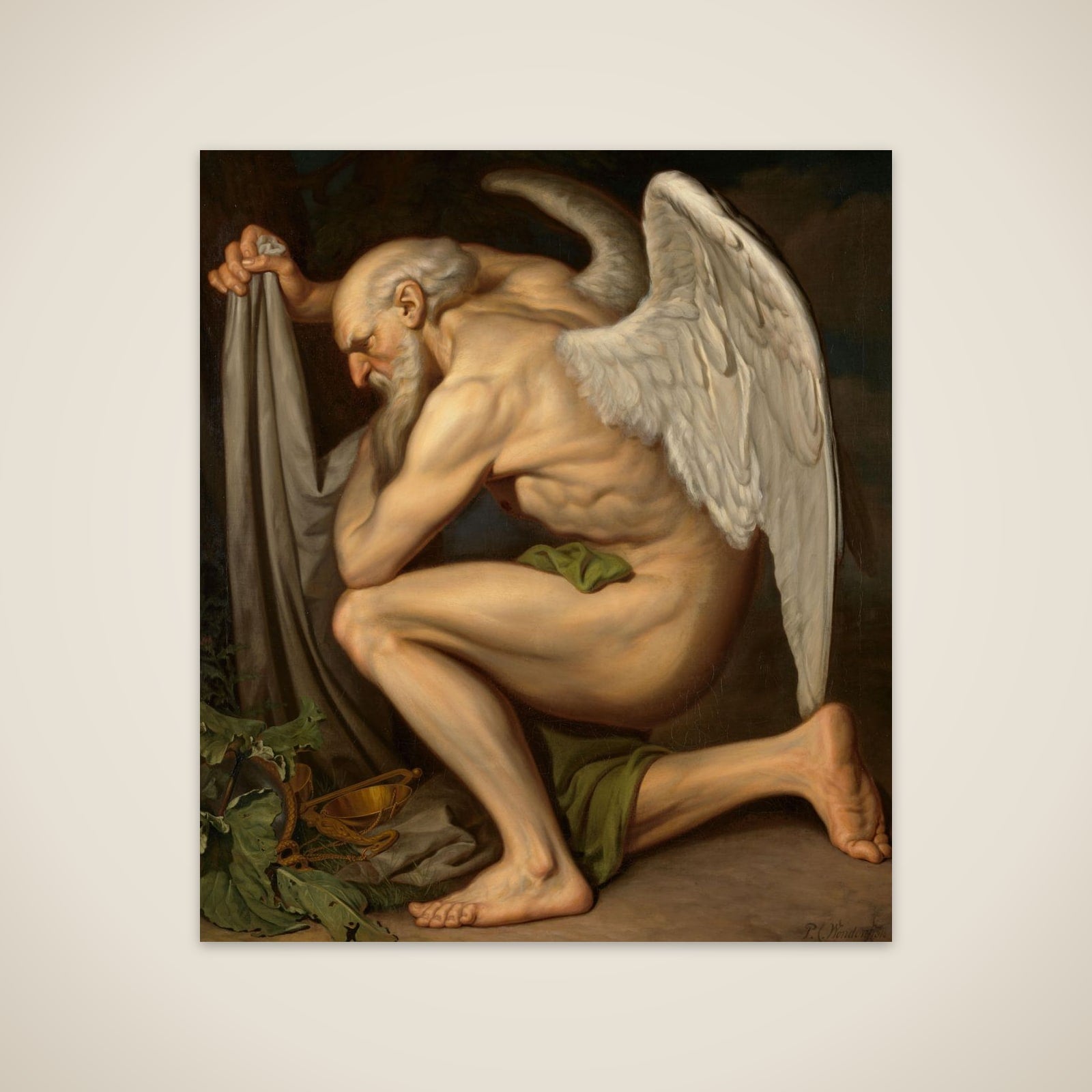 Time unframed print