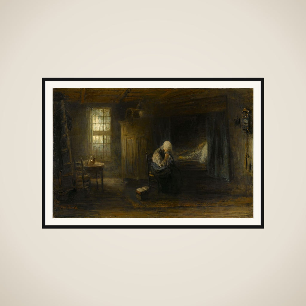 'Alone in the World' framed